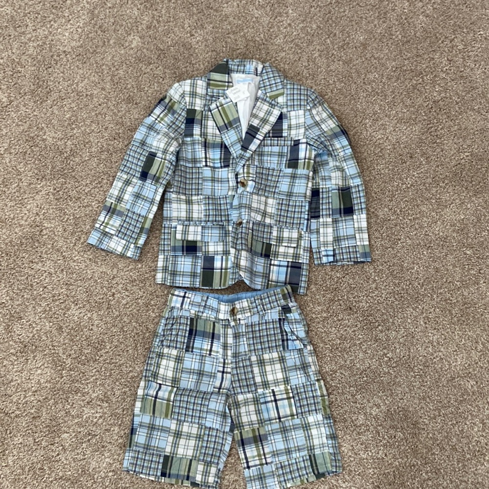 Toddler Boys blazer and shorts set Jamie and Jack 5T
